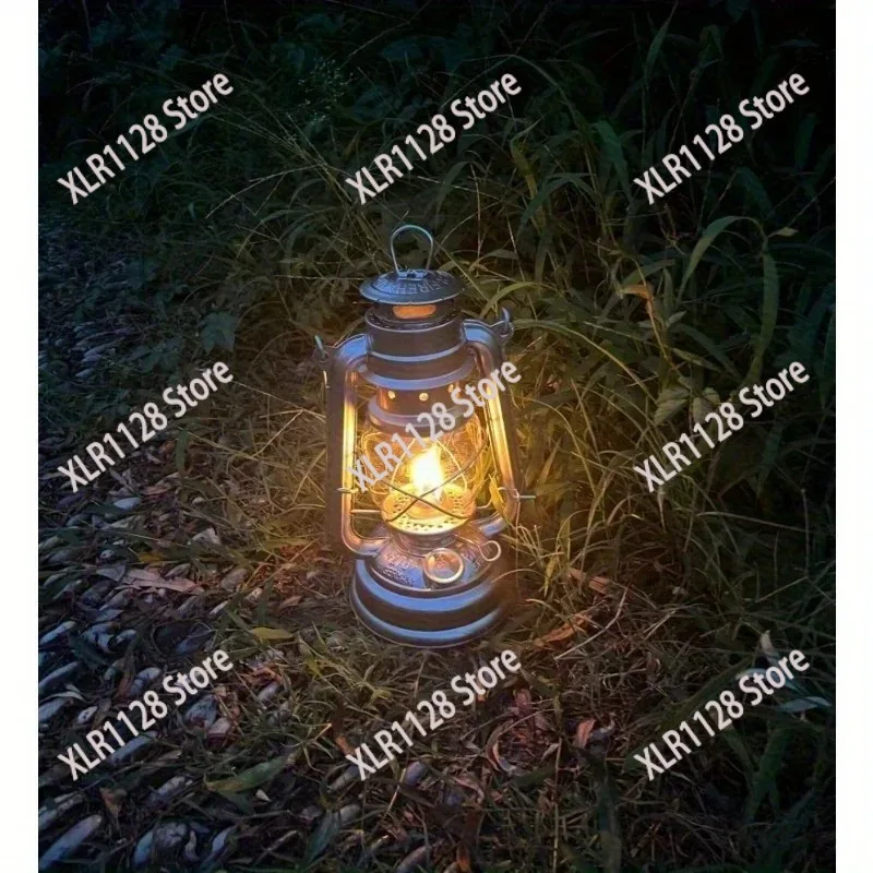 Retro  Lamp Portable Horse Lantern for Outdoor Camping Tent Emergency Lighting & Barbecue