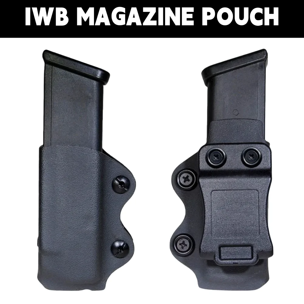 

New IWB/OWB Gun Holster Single Magazine Case Mag Pouch Fits Glock 17 19 26/23/27/31/32/33 M9 P226 USP 92F Single Magazine Pouch