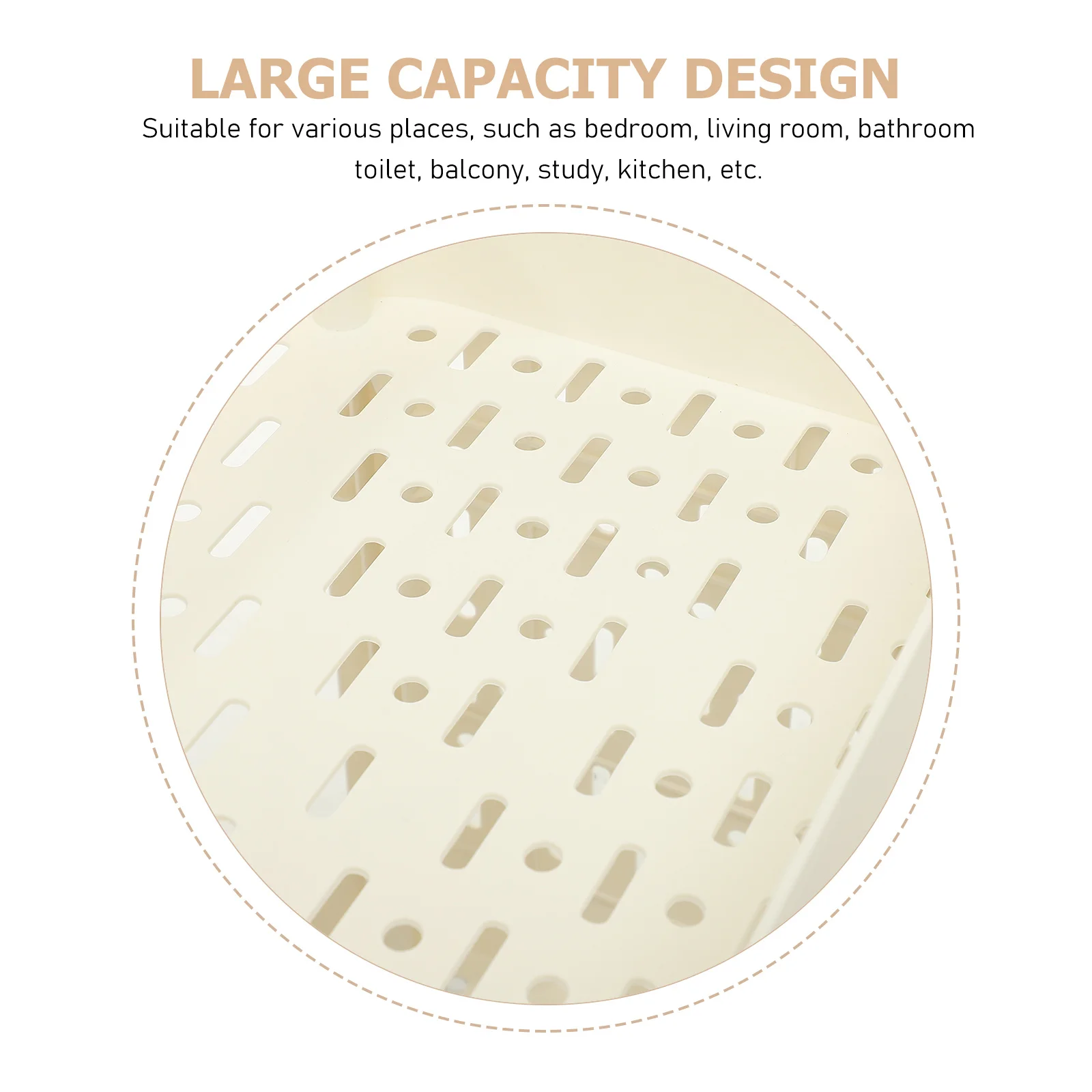 

Multi-Functional Plastic Storage Cart Rolling Storage Trolley Organizer for Kitchen Bathroom Living Room Condiment Snack