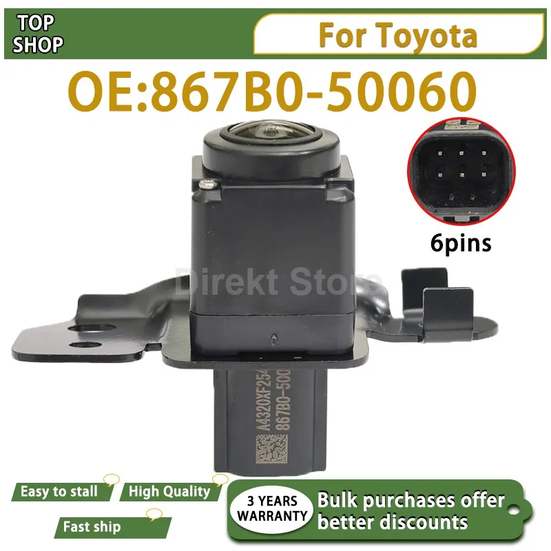 Camera Accessories Car For Toyota Lexus LS500 500H 2018-2021 867B0-50060 Front View Reverse Parking Backup Camera 867B050060