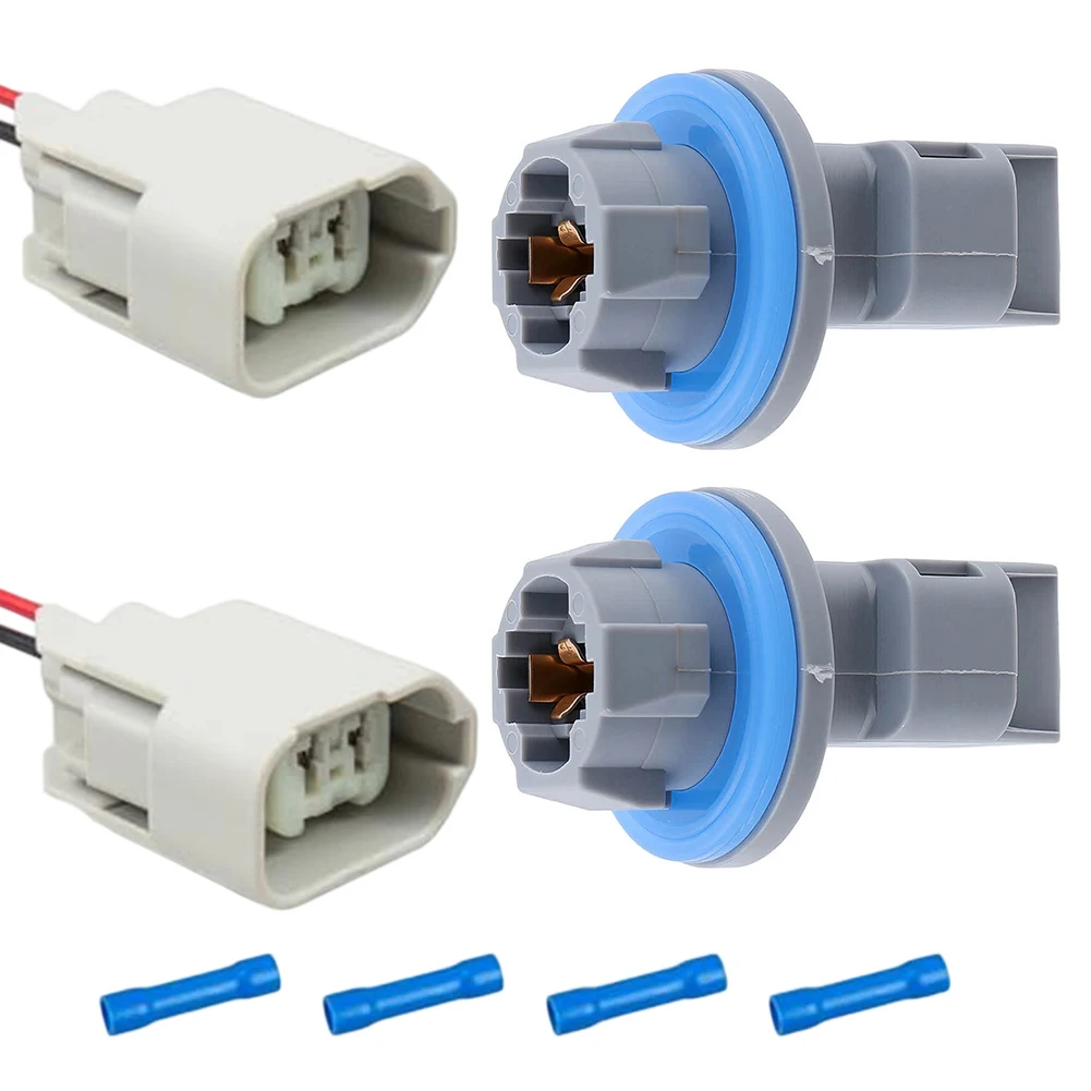 

2 шт., разъем для освещения заднего номерного знака автомобиля с 2-контактной розеткой для Ford F81Z-13411-AA, автомобильные аксессуары, основание освещения