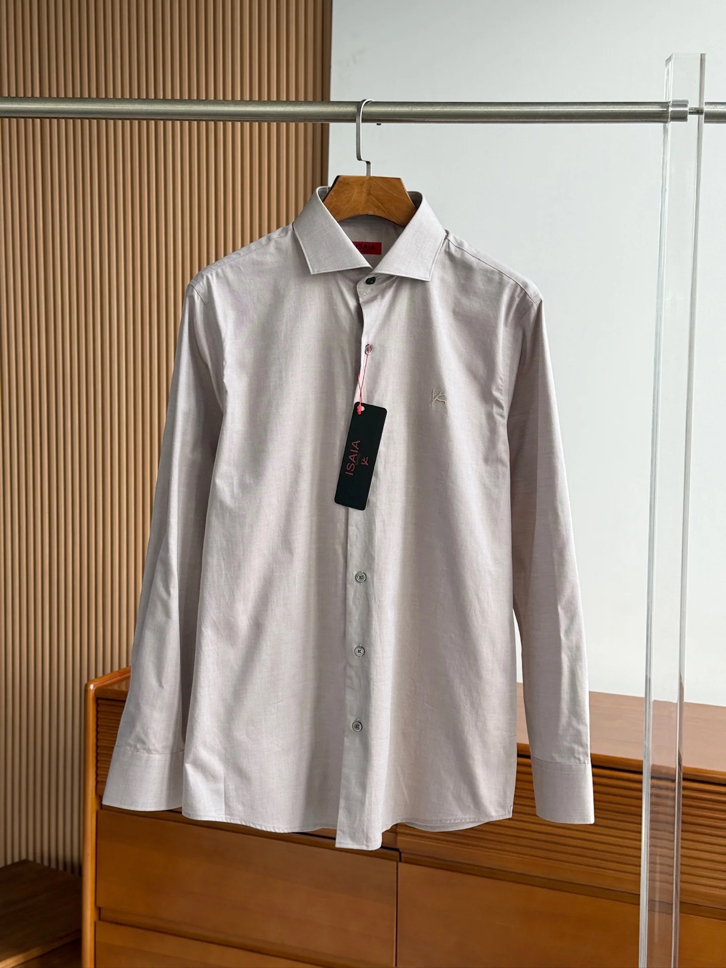SIJITONGDA2026 men's early, spring, summer and four seasons, new boutique, exquisite and flat long-sleeved shirt, size S-XXL.