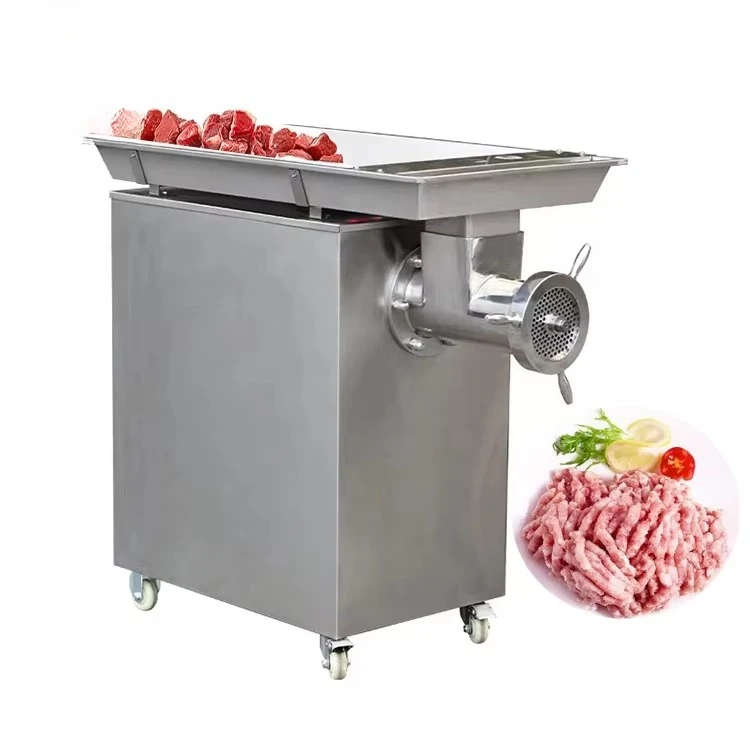 Automatic Meat Cutter Beefball Grinding Machine Mincing Meat Machine Mincer for Frozen Beef Pork Ground Chicken Skeleton