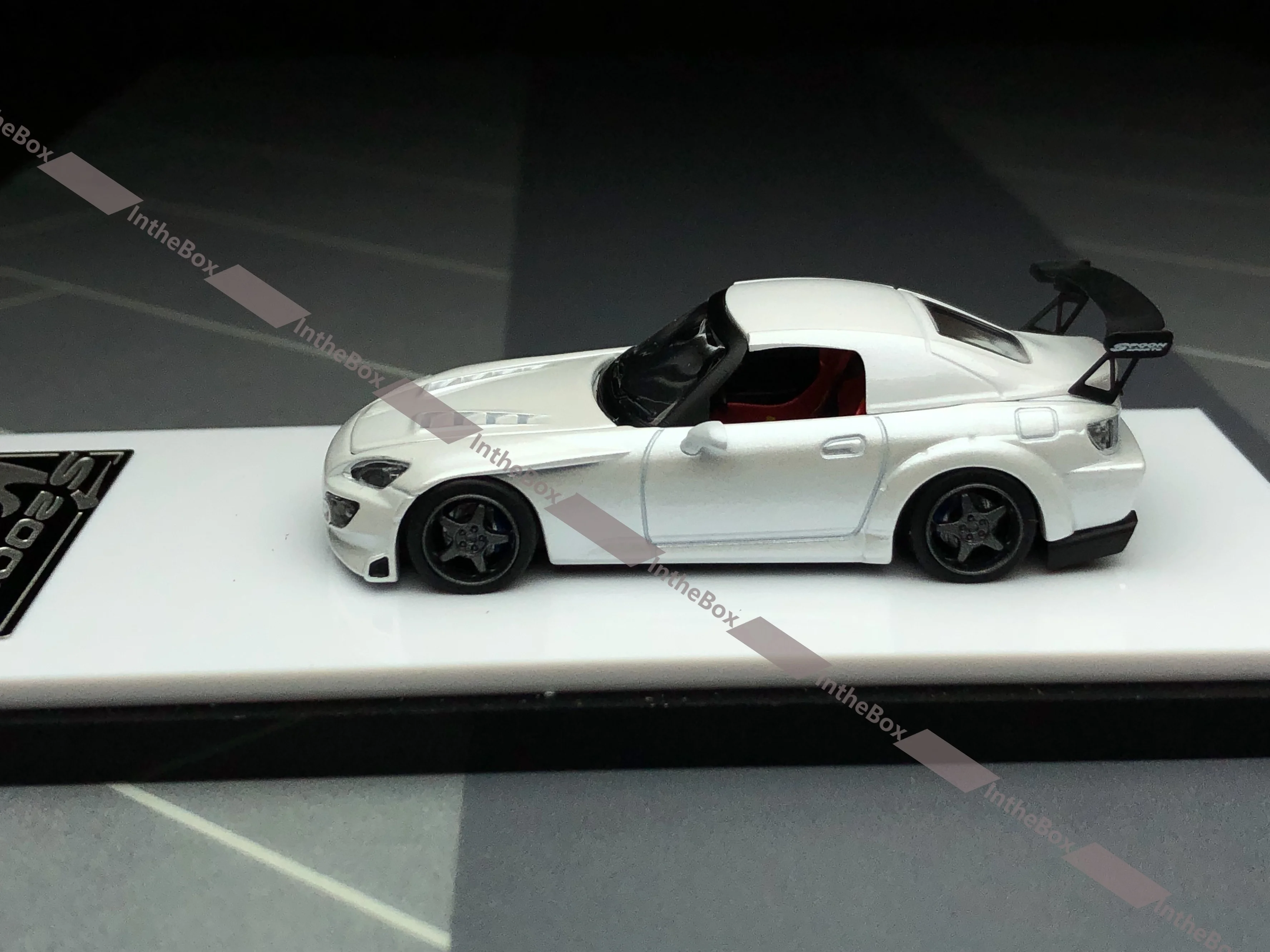 MT 1:64 White S2000 Spoon Racing Sports Model Diecast Metal Car