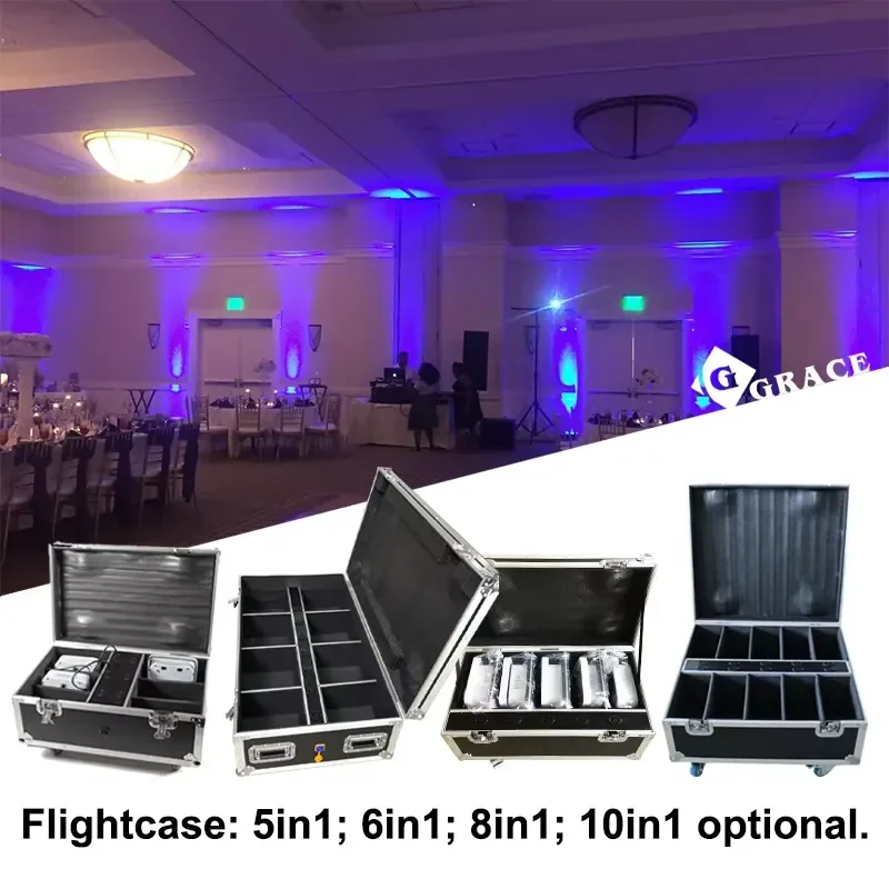 Grace 9*18w Rgbwauv WIFI Wireless Dmx Remote Control LED Par Battery Powered Panel Light