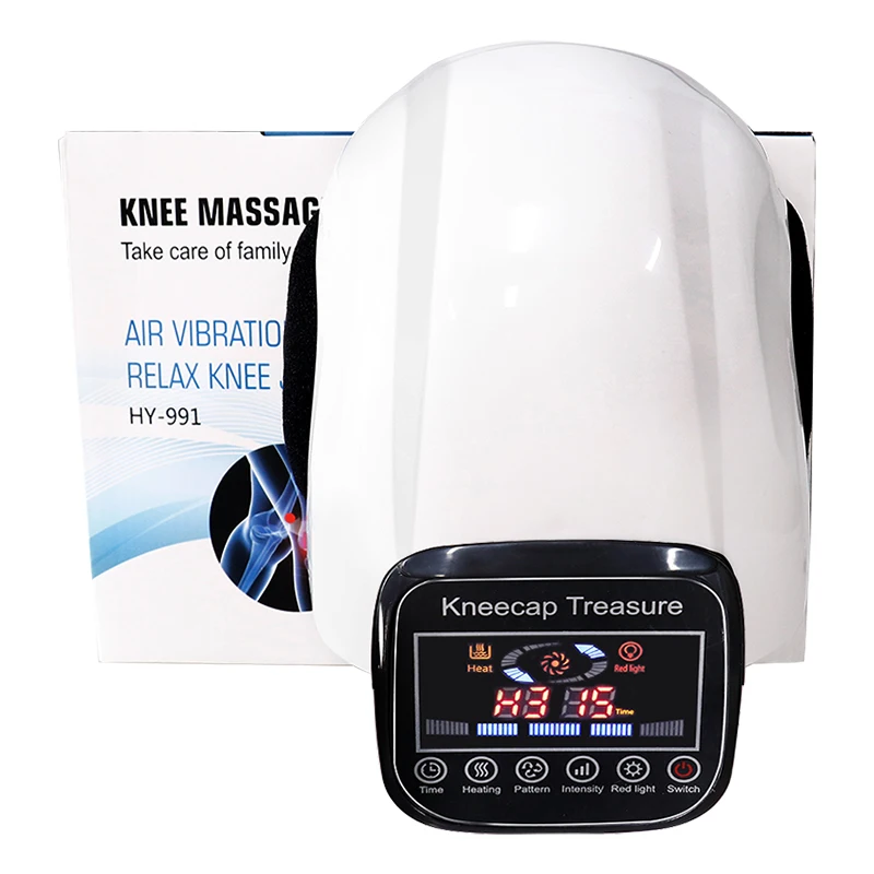 Elektrische Verwarming Trillingstherapie Knie Elleboog Been Artritis Massage Fysiotherapie Gewrichtspijn Verlichting Knie Stimulator