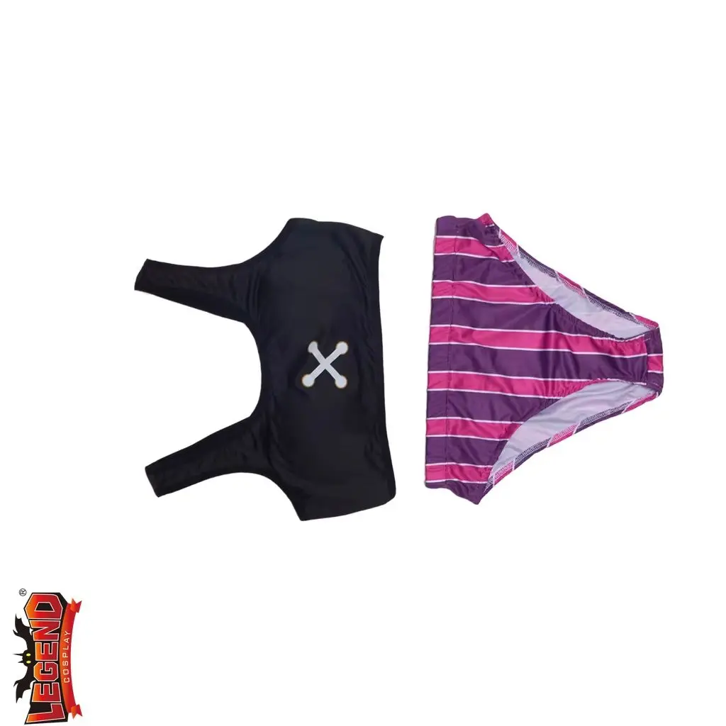 

В наличии игра LOL Jinx Косплей Костюм для девочек Jinx Летний пляжный укороченный топ Шорты Купальник Женский игровой сексуальный купальник-бикини Наряд