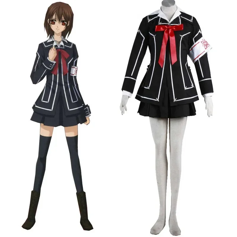 

SingXeng Anime Vampire Knight Kurosu Yuuki Cosplay Costume JK Uniform Dress Custom