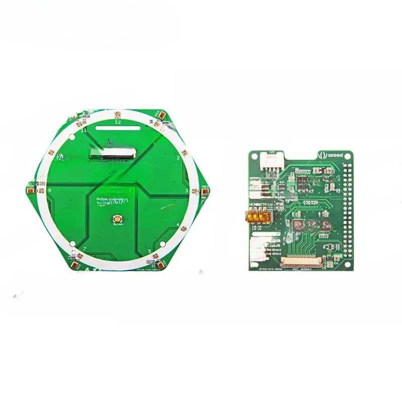 Respeaker-Raspberry Pi4 Microphone Array Ring 6 Mic Speech Recognition Compatible With Pi0/3/3B /4B