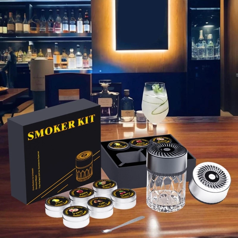 Electric Irish Smoker Infuser With 6 Additional Potatoes For Strengthened Flavor Cocktails 87HA