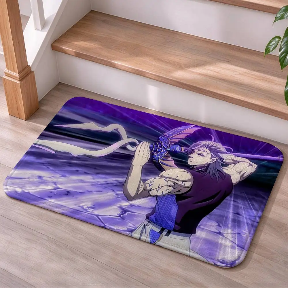 Qin RoR Anime R-Record of Ragnarok Home Decor Short Plush Floor Mat, Non-Slip & Easy to Clean for Multi Doorways