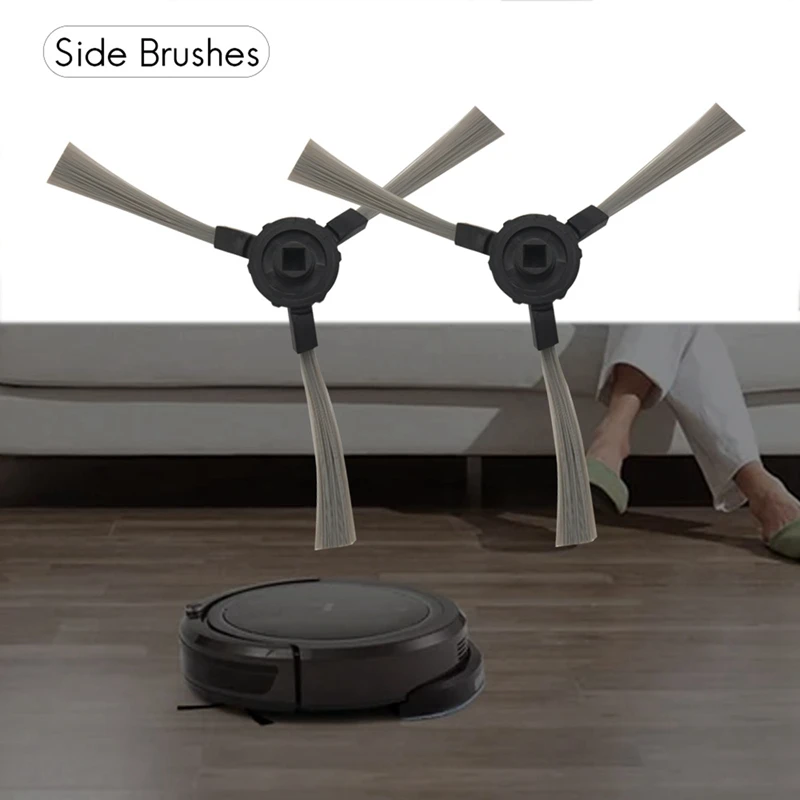 

Боковые щетки ABIY, 12 шт., запчасти для робота-пылесоса, фильтр Hepa для Proscenic 790T