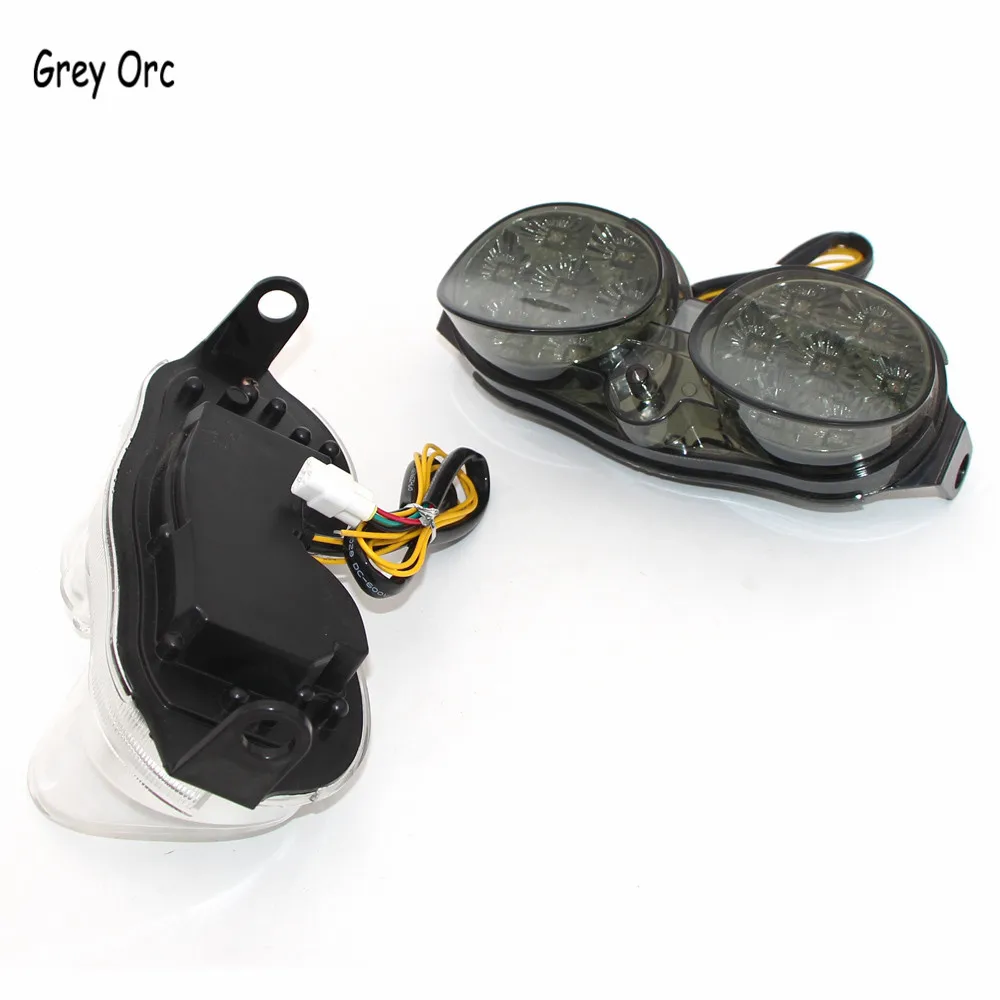 For Yamaha YZF R6 YZF-R6 2001 2002 Motorcycle Rear LED Brake Tail Light Turn Signals Integrated Tailight Flasher lamp