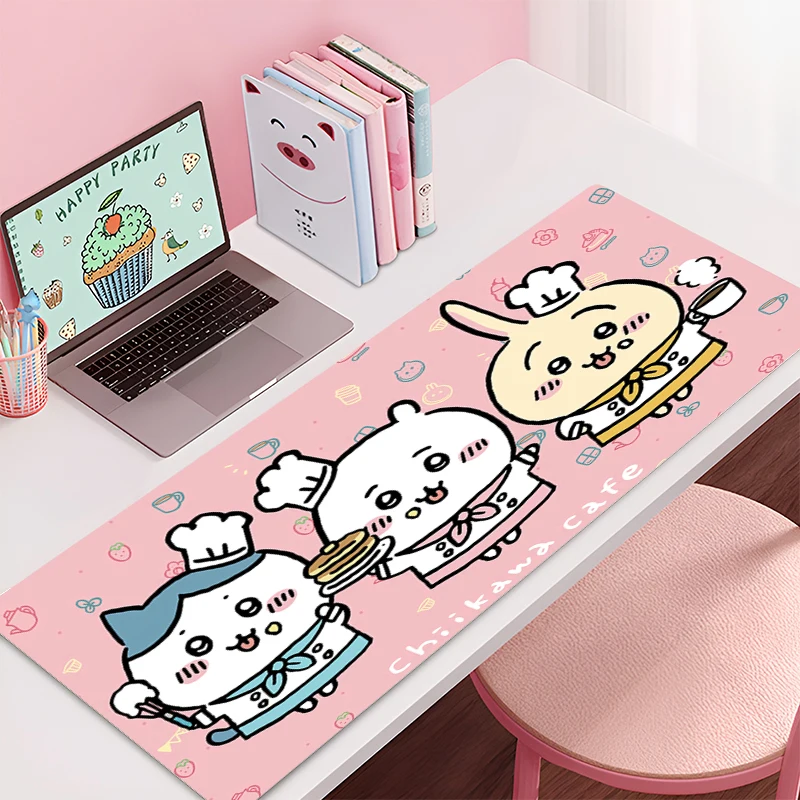 Gaming Mouse Pad Chiikawa Gamer Computer Accessories Keyboard Mat Mousepad Company Laptop Desk mat PC HD kawaii Anime Mousepad
