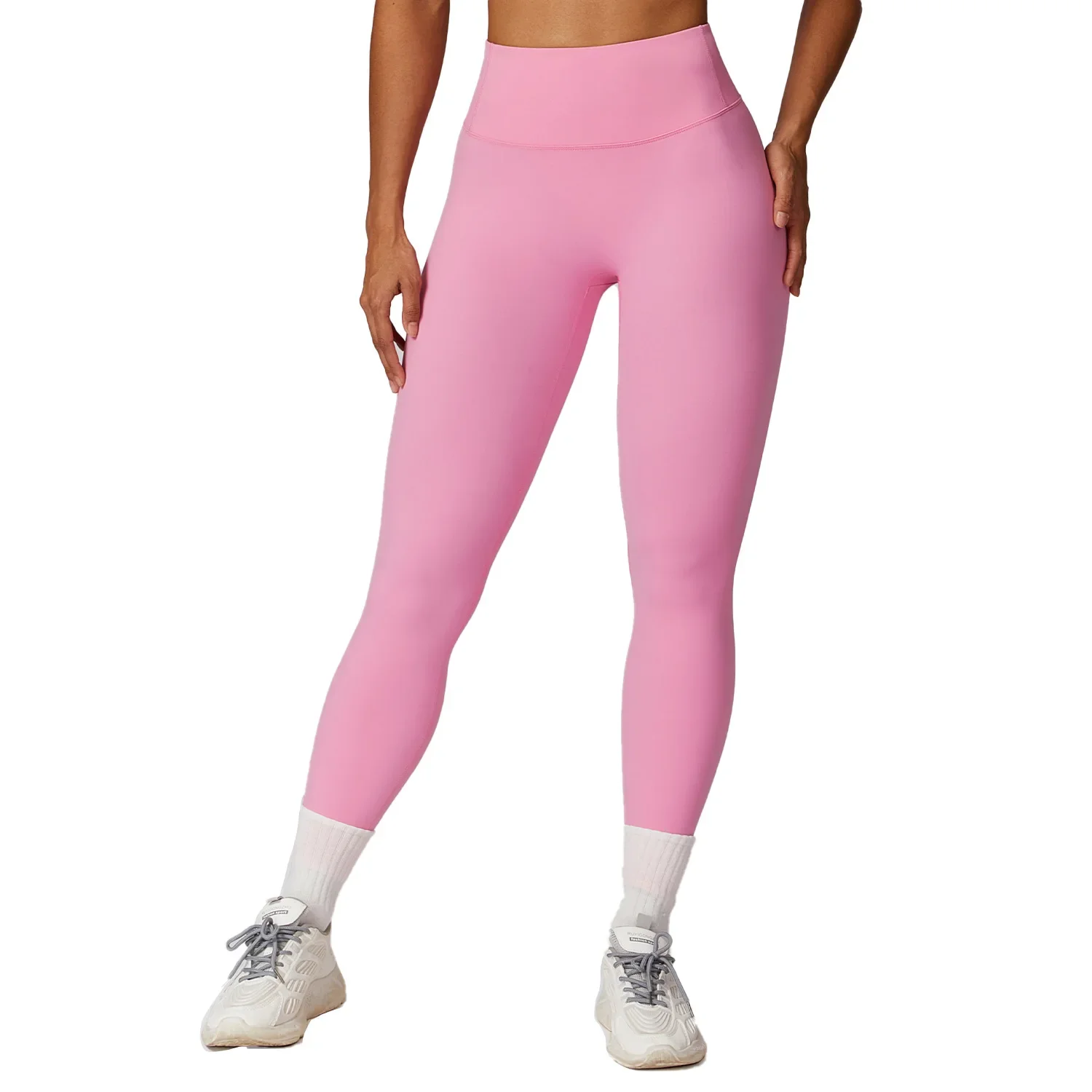 

Running Nude Quick-drying Fitness Pants Breathable Outside Tight Sweatpants High Waist Hip Yoga Pants Women