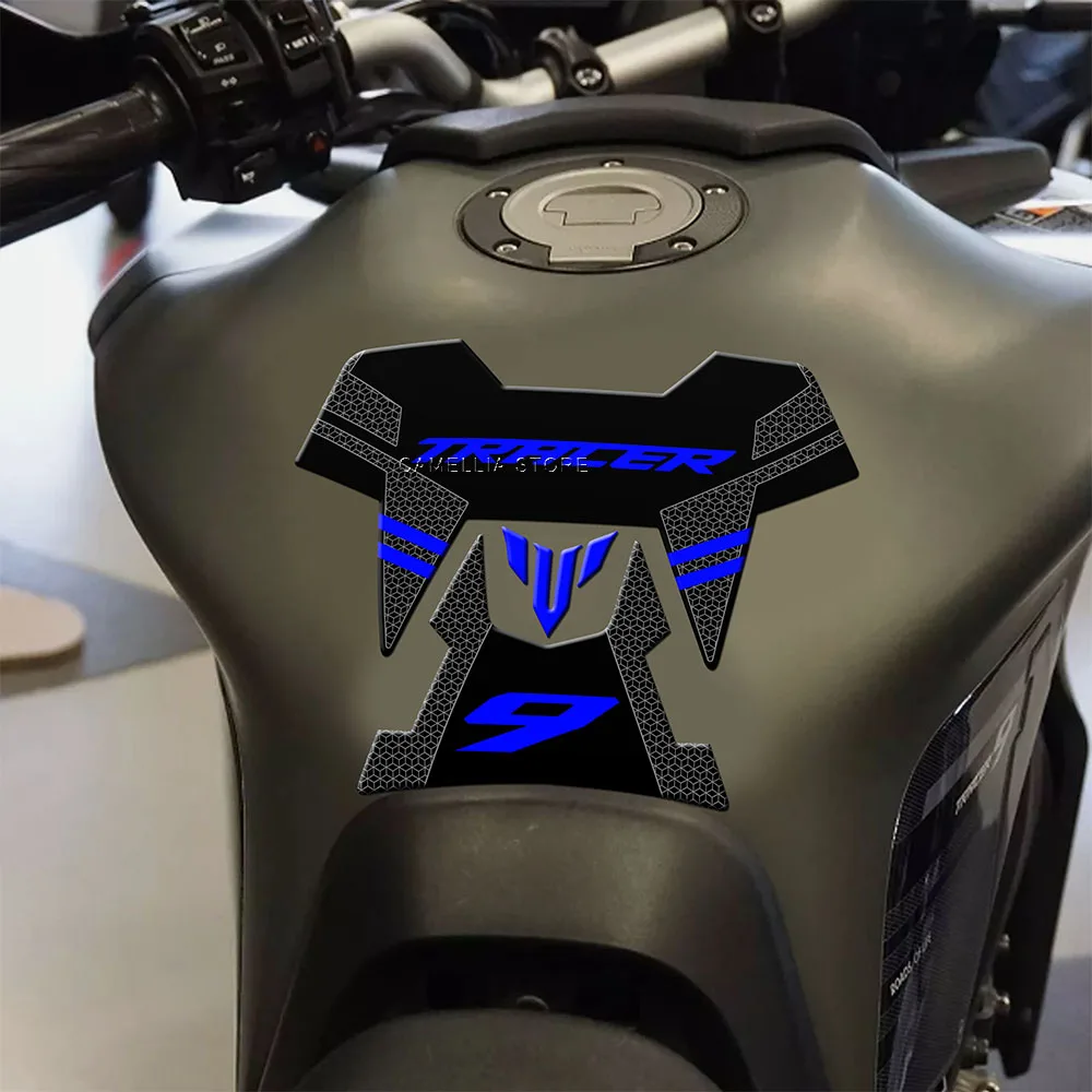 Stiker motor tahan air, Stiker bantalan tangki motor Kit stiker cangkang sepeda motor baru untuk Yamaha Tracer9