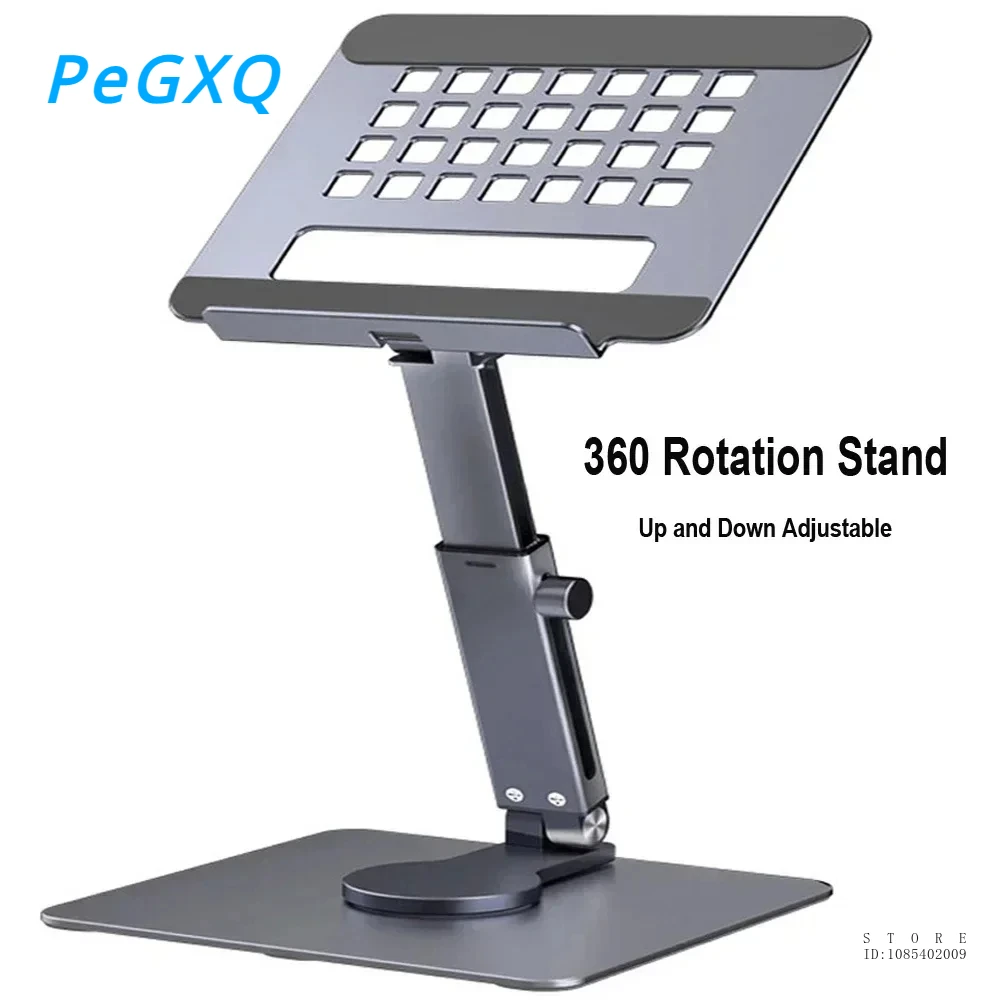 

360° Rotation Aluminum Tablet Stand Desk Riser Multi Angle Height Adjustable Foldable Holder Dock For Xiaomi iPad Tablet Laptop