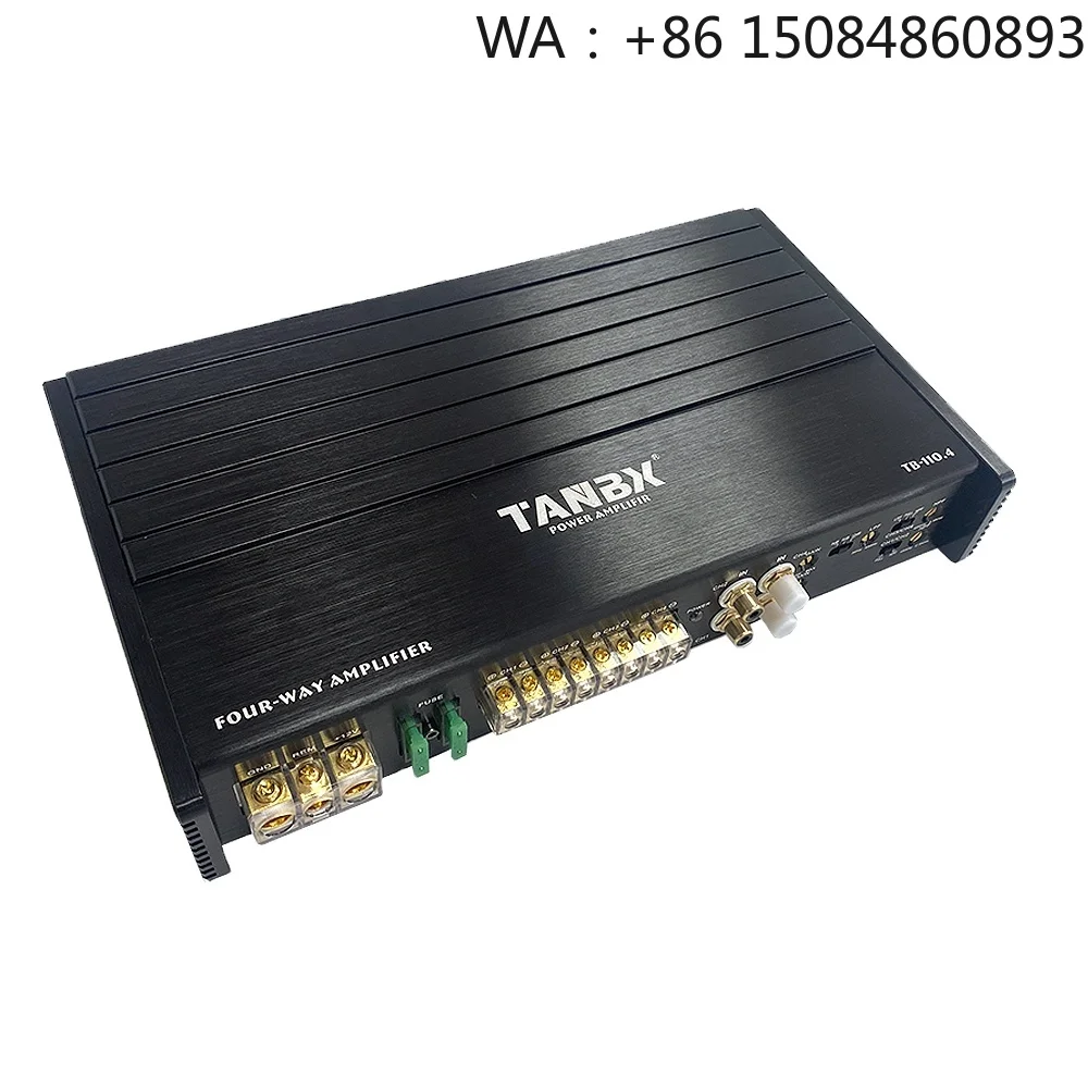 Car modification DIY car enthusiast feverAudio Unit Power Car Audio 4 Channel Sound Digital Power Terminal for Auto Sound