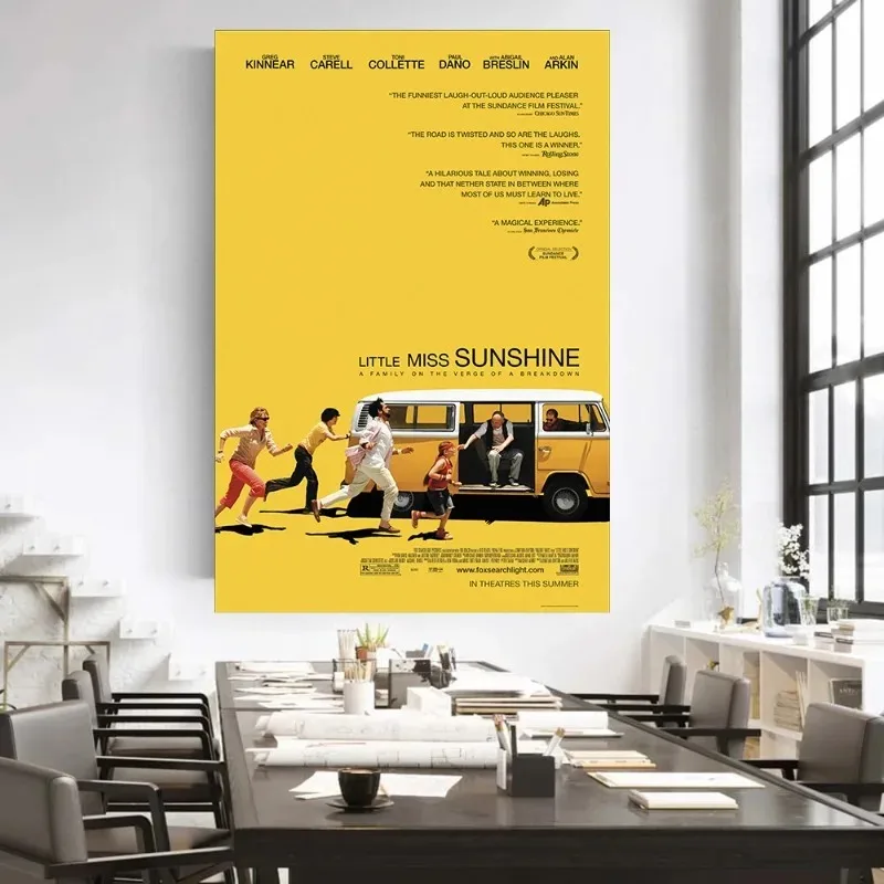 Little Miss Sunshine Canvas Painting Black Comedy Road Film Art Print Modern Poster Movie  Home Decor