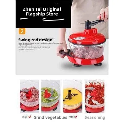 Cortador de Verduras Multifuncional para Cocina, Picadora Manual de Carne, Relleno para Empanadillas, Pasta de Ajo, Picador de Pimienta, Herramienta de Uso Doméstico