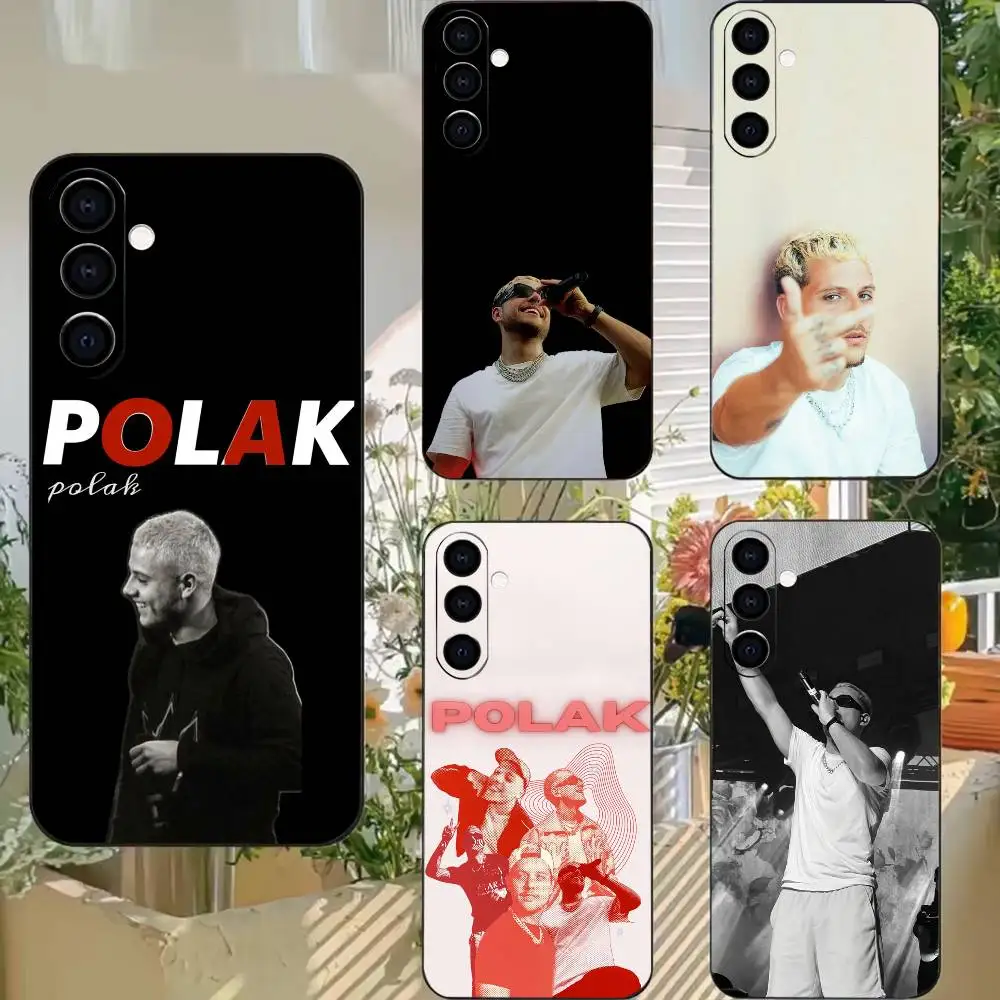 Popular famous rapper P-L-K  Phone Case For Samsung A73 20,21s,22,31,32,52,53,72 Soft Black Shell