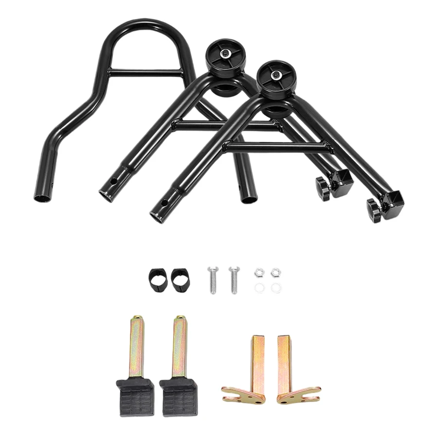 Universal Motorcycle Full Set Rear Wheel Support Stand Auto Frame Tire Repairing Tool Load 500kg Motorbike Swingarm Lift