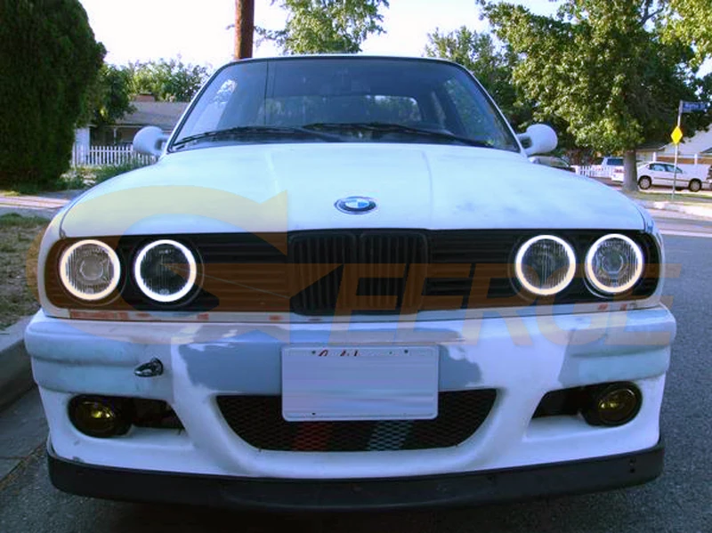 For BMW E30 E32 E34 Excellent Ultra Bright CCFL Angel Eyes Kit Halo Rings