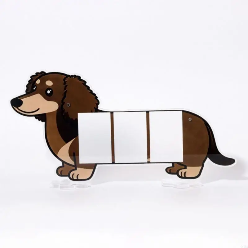 رائعتين الكرتون الكلب إطار صورة أكريليك عرض ثلاثة 3 بوصة على الفور صور حامل الثلاثي تخطيط ديكور المنزل هدية العنصر #6