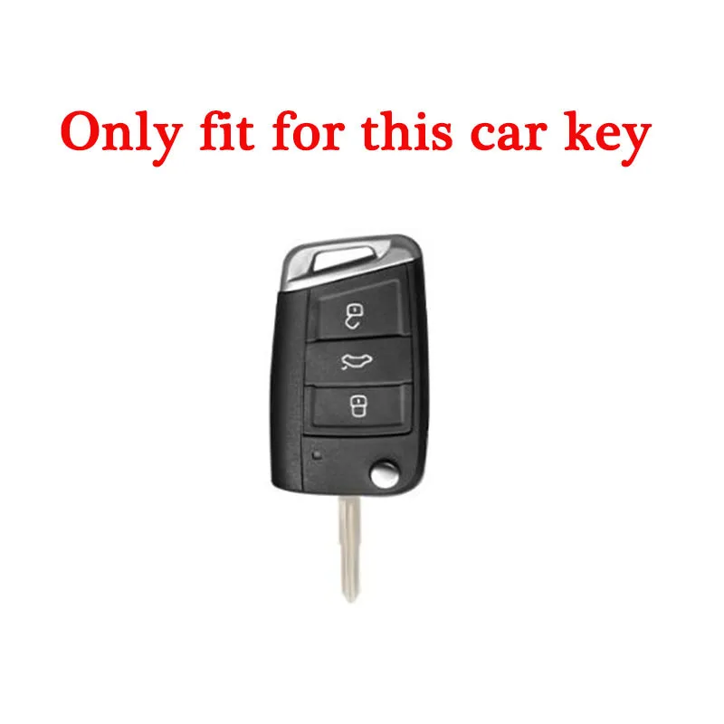 Fashion TPU Car Remote Key Case Full Cover Protector Shell Fob For VW Volkswagen Golf 7 MK7 Tiguan MK2 Auto Keychain Accessories