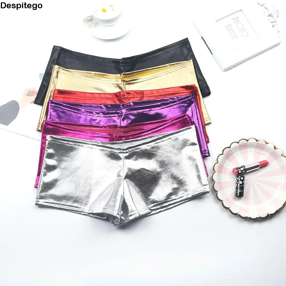New Top Selling Intimates & Sleep Lingerie Briefs Fashion PVC Leather Look Thongs Boxer Panties Underwear for Women