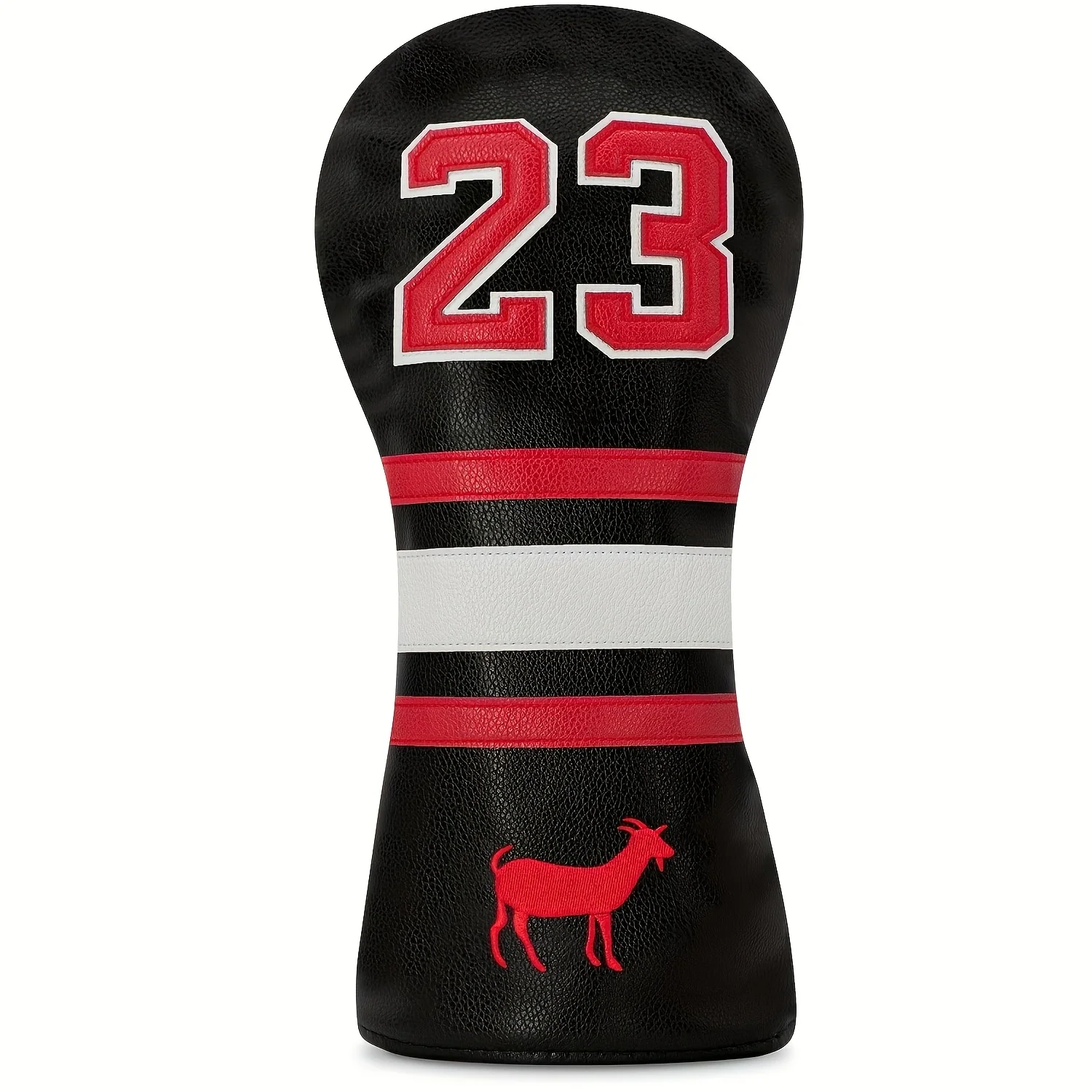 1pc or 3pcs Number 23 Goat Golf Headcovers Compatible for Driver, Fairway, Hybrid Clubs - Number 23, Headcover