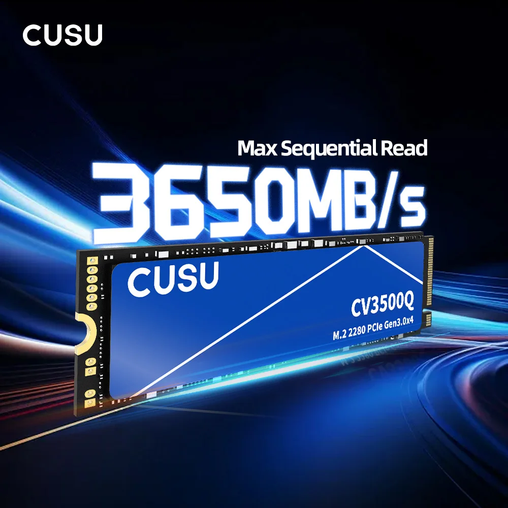 CUSU 512gb 1tb 2tb SSD M2 NVMe PCIe3.0x4 M.2 2280 Solid State Drive Hard Disk ssd nvme for laptop computer