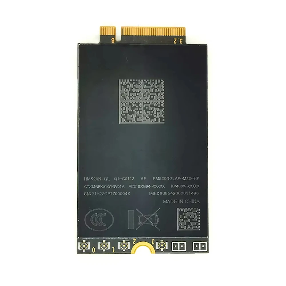 RM520N-GL 5G Sub-6GHz Module GNSS Receiver Multi-mode M2 Global Multi-Constellation GNSS Receiver Available IoT EMBB