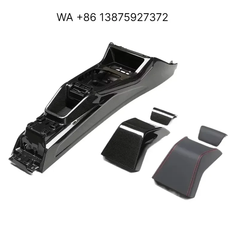 Wmwmnu for G87 M2 Dry Carbon Center Console CS for M3 G80 G81 M4 G82 G83 Interior Trim Storage Box Leather Optional