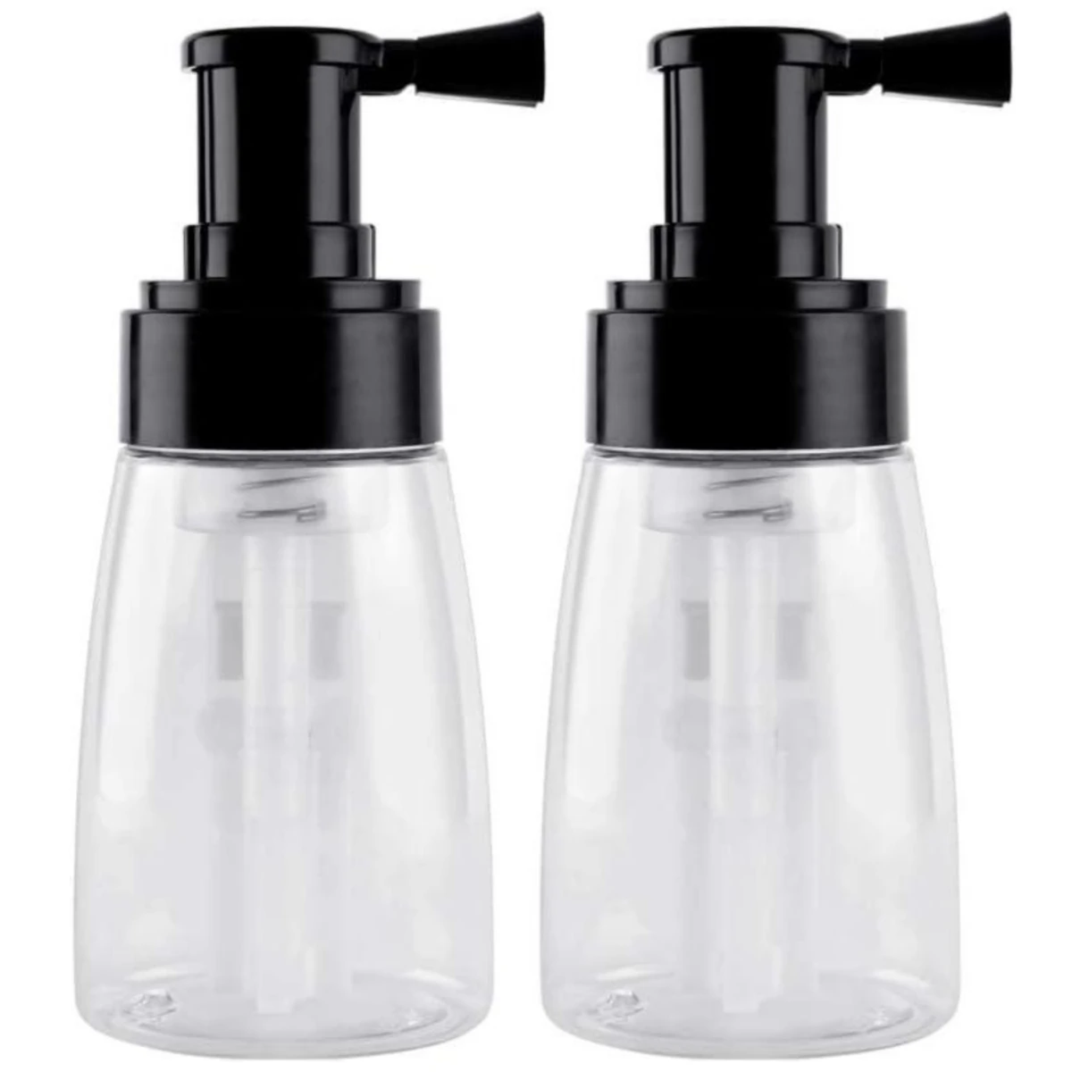 Portable Hair Salon Powder Spray Bottle 180ML Refillable Plastic Talcum Dispenser Barber Hairdressing Styling Tools