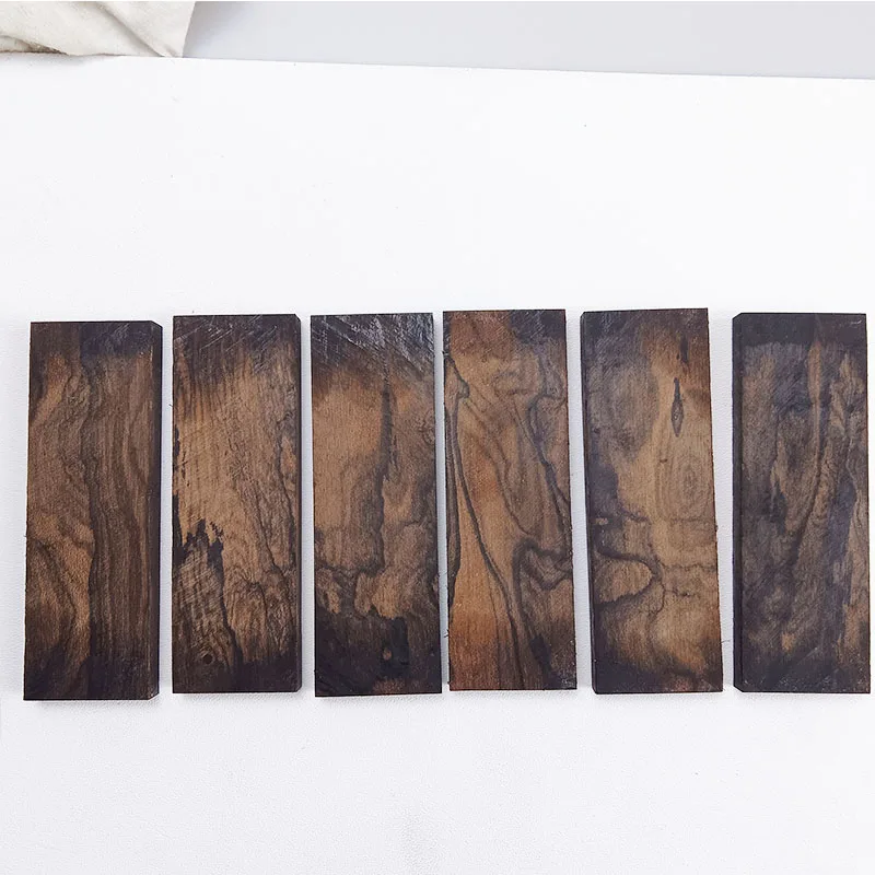 2pieces Ciricote Wood for DIY Knife Handle Scales Blanks Making Material / DIY Handicraft Materials 120x40x10mm