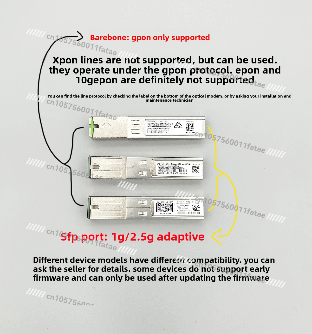 MA5671A 2.5G GPON ONT Ultra Gigabit Broadband SFP Interface Optical