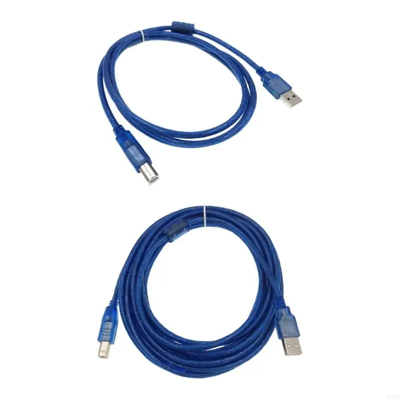 

652F USB 2.0 Printer Cable For Various Printers Fast Transmission and Printing with Corrosion Resistant Connectors