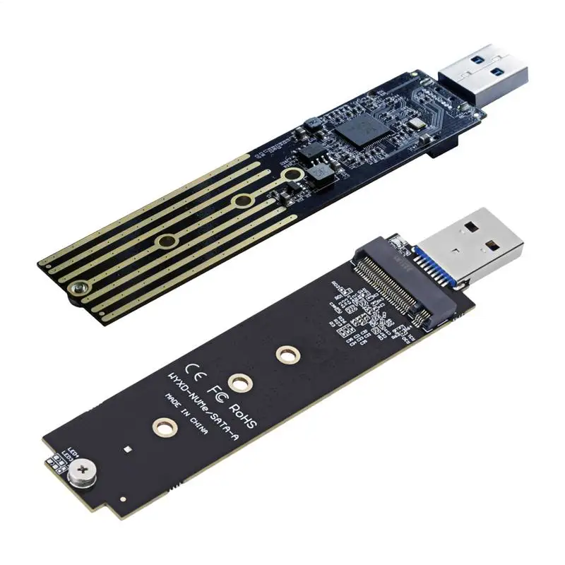 Pcie Expansion Board M.2 NVMe Enclosure USB 3.2 Card 10Gbps Hard Drive Extender Board Type A Direct Plug-in For Laptop Flash