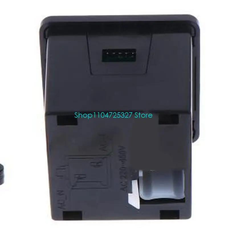 D8KF Generator Panel Meter Accessory Set Featuring Digital Display, Black Meter Face, and Direct Access to Generator Output