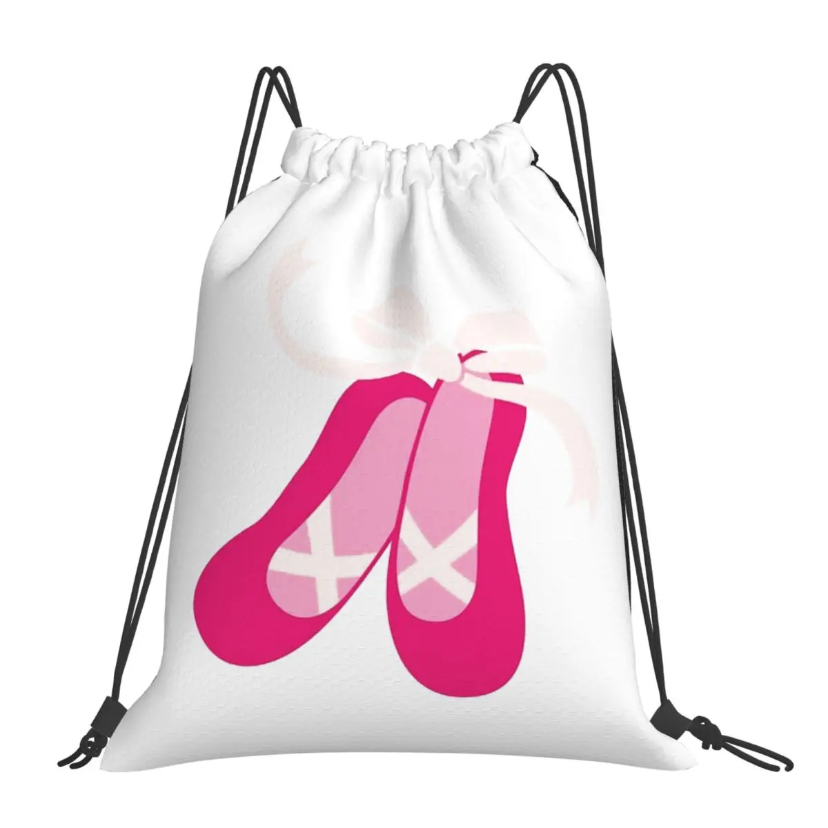 

Рюкзаки для балетной обуви, повседневные портативные карманные туфли на шнурке, сумки для книг для студентов-путешествий