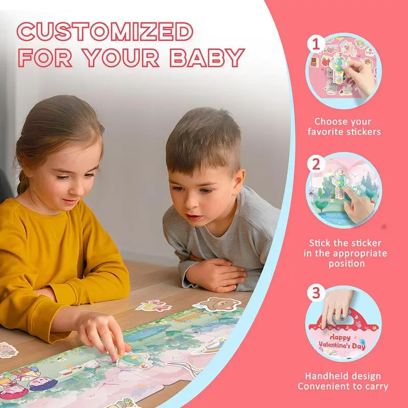 Preschool Sticker Book Cartoon Activities Book Preschool Learning Activities Educational Toys Learning Materials For Boys Girls