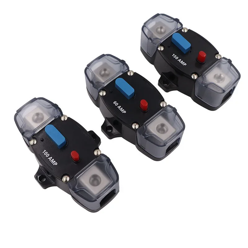 

12-48V 1Pcs Car RV Yacht Boat Audio Modification Automatic Circuit Breaker Recovery Power Circuit Protection Safety Switch Auto