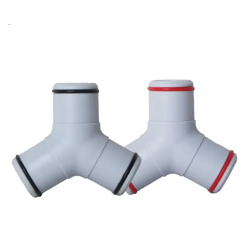Pool Hose Adapter 32mm Three-Way ABS Connector For For Intex Pool Equipment Hose Connection And Flow Management