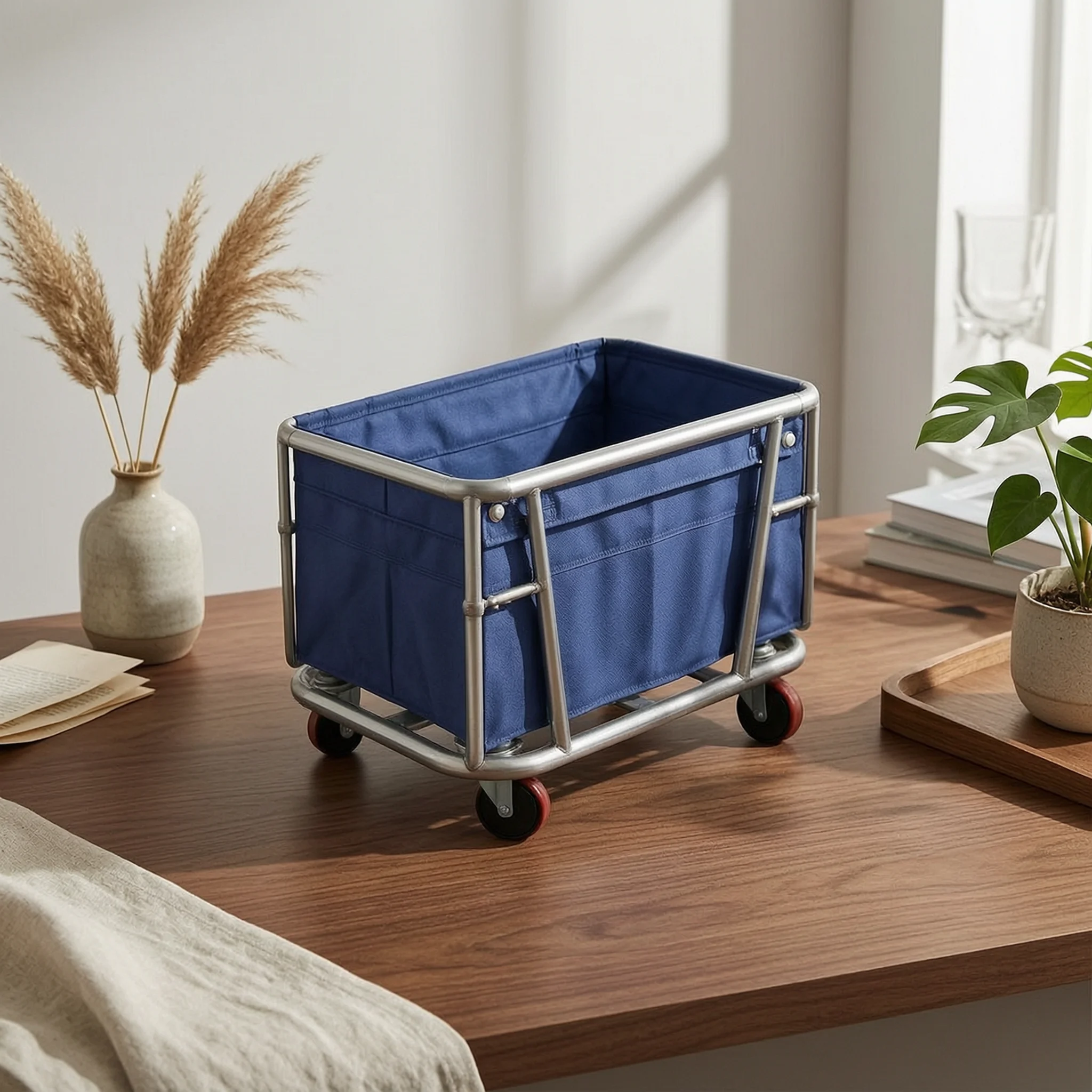 chariot-a-linge-roulant-robuste-en-acier-inoxydable-avec-sac-de-rangement-pour-hotel-et-maison-d'hotes