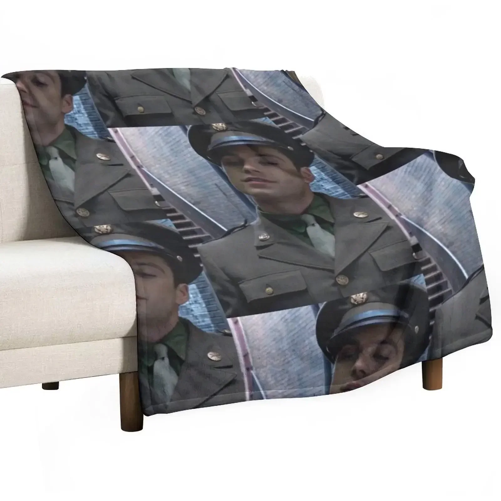 Bucky barnes Throw Blanket Furrys Soft Plaid for sofa Blankets