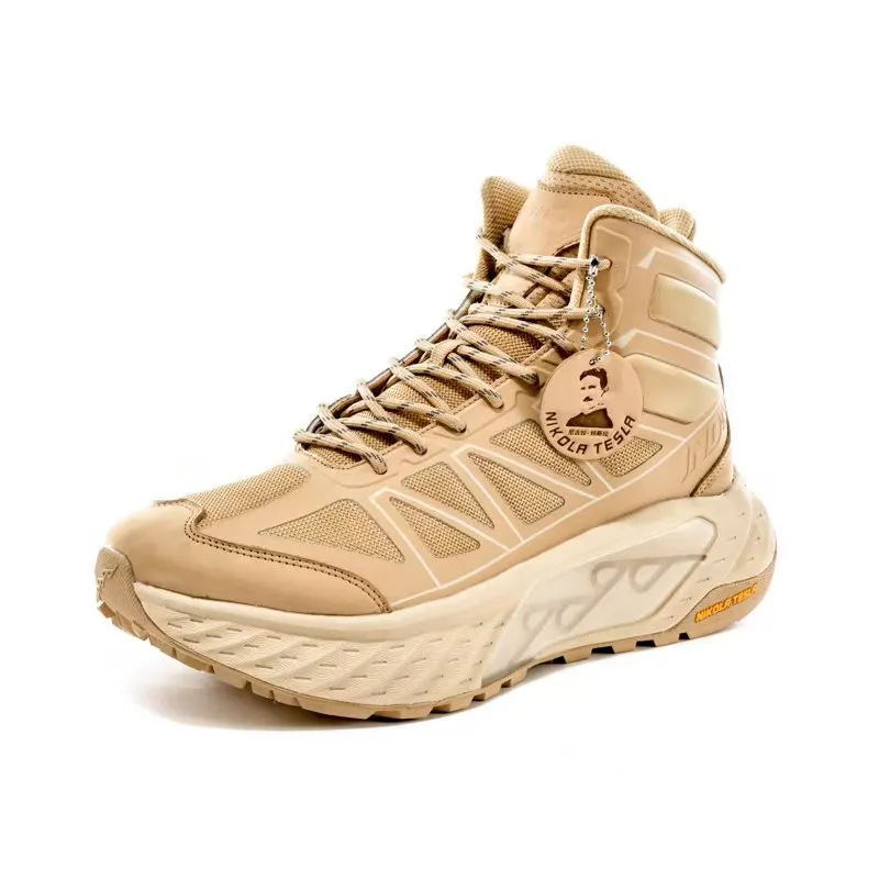 JNDO 2313 Tesla Valve High-top Outdoor Hiking Boots Kids Breathable Cushioning Sneakers Thick-soled Non-slip Sports Trainers