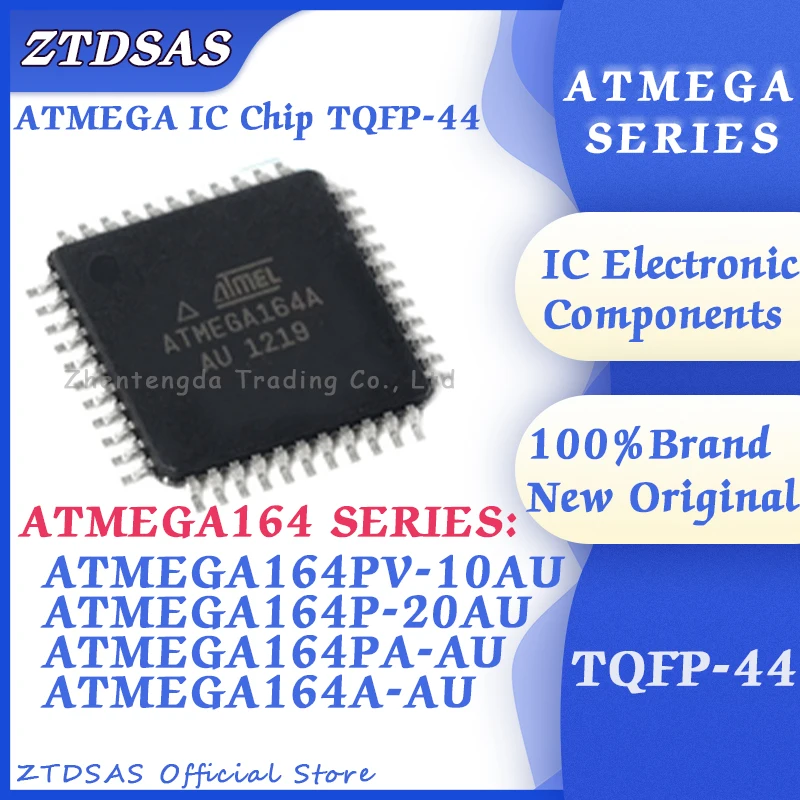 

ATMEGA164PV-10AU ATMEGA164P-20AU ATMEGA164PA-AU ATMEGA164A-AU ATMEGA164A ATMEGA164P ATMEGA164 ATMEGA IC MCU Chip TQFP-44