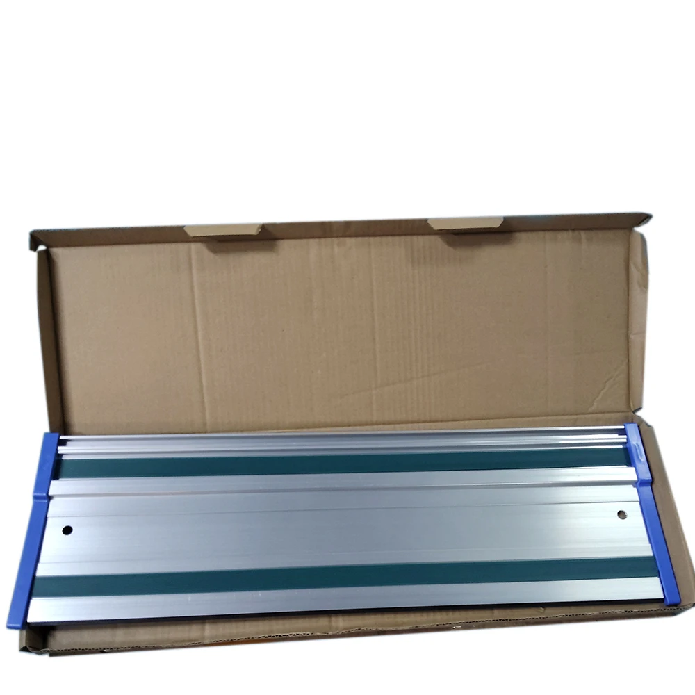 1Set 60/80CM Carpentry Guide Rail with Protective Caps, Track Saw Rail Woodworking Tool
