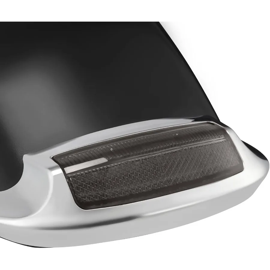 Zestaw błotnika przedniego z listwami ozdobnymi, dymionymi końcówkami i światłami do Harley Touring FLHT Electra Glide Classic 8913 Road King Custom 0406 Tour